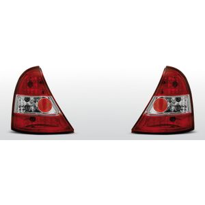 Achterlichten | Renault Clio 2 1998-2001 | rood / wit