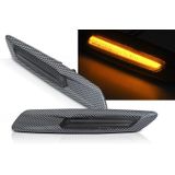 Zijknipperlicht | BMW | 5-serie 10-13 4d sed. F10 / 5-serie Touring 10-13 5d sta. F11 | LED | Dynamic Turn Signal | carbon