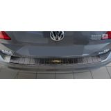 Achterbumperbeschermer | Volkswagen Golf Sportsvan 2014- | RVS zwart