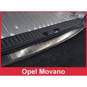 Achterbumperbeschermer | Opel Movano 2014-2019 / Renault Master III 2014-2019 | RVS