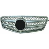 Grill | Mercedes-Benz E-Klasse W212 2009-2013 | CL Look | Chroom zilver