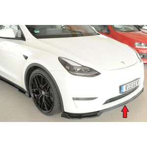 Frontspoiler | Tesla | Model Y | pre-facelift | Rieger Tuning | glanzend zwart