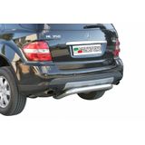 Rear Bar | Mercedes-Benz | M-klasse 05-08 5d suv. W164 / M-klasse 08-11 5d suv. W164 | RVS rvs zilver Rear Bar