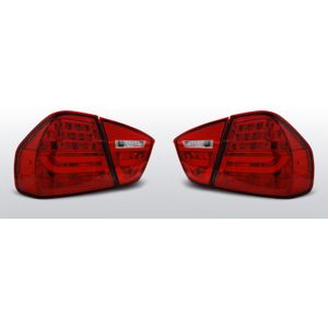 Achterlichten BMW 3-Serie E90 Sedan 2005-2008 | LED-BAR | rood