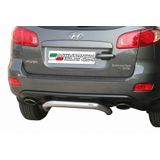 Rear Bar | Hyundai | Santa Fe 06-10 5d suv. | RVS rvs zilver Rear Bar