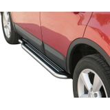 Side Bars | Nissan | Qashqai 07-08 5d suv. / Qashqai 08-10 5d suv. | rvs zilver Pedana RVS