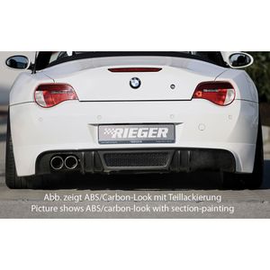 Rieger achteraanzetstuk | Z4 (E85): 01.06-03.09 (vanaf Facelift) - Roadster, Coupé | stuk carbonlook abs | Rieger Tuning