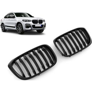 Nieren | BMW | X3 17- 5d suv. G01 / X4 18- 5d suv. G02 | M-Performance Look | grillen set | Glanzend zwart