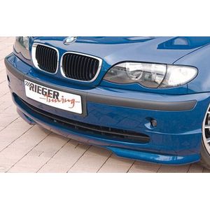 Rieger Frontspoiler | 3-Serie E46 02.02 vanaf facelift lim touring | stuk ongespoten abs | Rieger Tuning