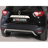 Rear Bar | Renault | Captur 13-17 5d suv. | zwart Rear Bar RVS