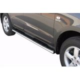 Side Bars | Hyundai | Santa Fe 06-10 5d suv. | RVS rvs zilver Oval Grand Pedana