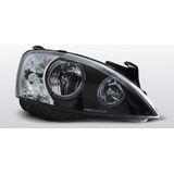 Koplampen Angel Eyes | Opel Corsa C 2000-2006 | zwart