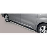 Side Bars | Citroen | Jumpy Combi 17- 4d bes. / Jumpy SpaceTourer 17- 4d per. | LWB | RVS Oval Grand Pedana rvs zilver