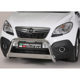 Pushbar | Opel | Mokka 12-16 5d suv. | rvs zilver Medium Bar RVS CE-keur