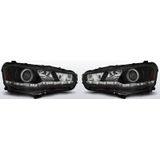 koplampen Devil Eyes | Mitsubishi | Lancer 8 07-11 4d sed. / Lancer 8 Sportback 08-16 5d hat. | zwart