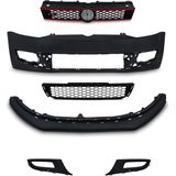 Voorbumper | GTI - Look | Volkswagen Polo 6R 2009-2014 | met grill met mistlamp voorbereiding