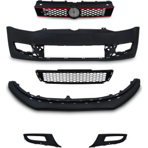 Voorbumper | GTI - Look | Volkswagen Polo 6R 2009-2014 | met grill met mistlamp voorbereiding