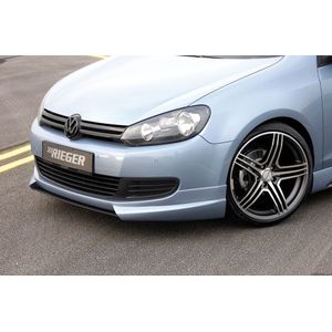 Rieger spoilerlip | VW Golf 6 VI 2008-2012 | zonder air vents | ABS