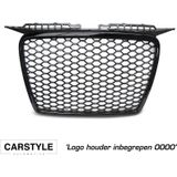 Grill | Audi | A3 05-08 3d hat. / A3 Sportback 04-08 5d hat. | RS-Look | ABS Kunststof zwart Glanzend