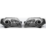 Koplampen LED DRL | Volkswagen Passat B6 2005-2010 | met verstelmotor | chroom