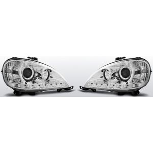 Koplampen Devil Eyes | Mercedes W163 ML M-Klasse 2001-2005 | chroom