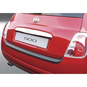Achterbumper Beschermer | Fiat 500/500C 2007-2015 | ABS Kunststof | zwart
