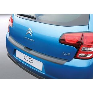 Achterbumper Beschermer | Citroën C3 5-deurs 2010-2016 | ABS Kunststof | zwart