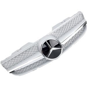 Grill | Mercedes-Benz SL-Klasse R230 2006-2008 | AMG - Look | stuk abs | | chroomzilver