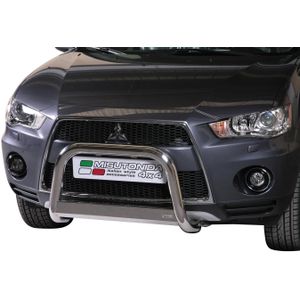 Pushbar | Mitsubishi | Outlander 10-13 5d suv. | rvs zilver Medium Bar RVS CE-keur