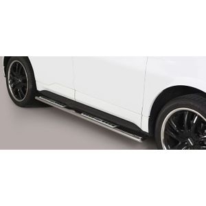 Side Bars | Ford | Edge 16- 5d suv. | RVS rvs zilver Design Side Protection