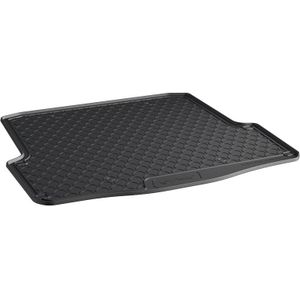 Rubber kofferbakmat | Skoda | Octavia Combi 05-09 5d sta. / Octavia Combi 09-13 5d sta. | lage laadvloer | zwart | Gledring