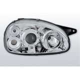 Koplampen Angel Eyes | Opel Corsa B 1994-2000 | LED |chroom