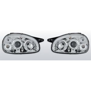 Koplampen Angel Eyes | Opel Corsa B 1994-2000 | LED |chroom