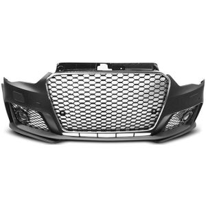 Voorbumper | Audi | A3 12-16 3d hat. / A3 Sportback 13-16 5d hat. | RS3-Look | chroom/zwarte grill | m PDC | 04