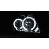 Koplampen | Suzuki | Swift 05-10 3d hat. / Swift 05-10 5d hat. | Angel Eyes chroom