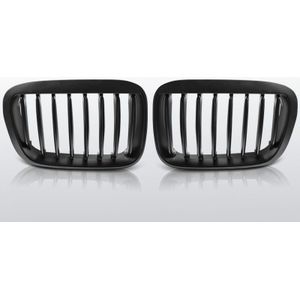 Grillen set | BMW 3-Serie E46 sedan / touring / compact 1998-2001 | mat zwart