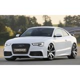 Rieger voorbumper | A5 (B8/B81): 10.11- (vanaf Facelift) - Coupé, Cabrio, Sportback  A5 S5 (B8/B81): 10.11- (vanaf Facelift) - Coupé, Cabrio, Sportback | stuk ongespoten abs | Rieger Tuning