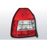 Achterlichten | Honda Civic Hatchback 1995-2001 3D rood / wit