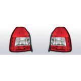 Achterlichten | Honda Civic Hatchback 1995-2001 3D rood / wit