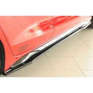 Side skirt aanzetstuk | Audi | A3 Limousine 20- 4d sed. / A3 Sportback 20- 5d hat. | type GY | alleen S-Line / S3 | rechts | glanzend | ABS | Rieger Tuning