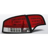 Achterlichten Audi A4 B7 Sedan 2004-2008 | LED | rood / wit