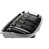 Grill nieren set | M-look | BMW 1-serie F20 / F21 tot 2015 pre-LCI | glanzend zwart