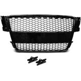 Grille | RS type | Audi A5 2007-2011 | ABS Kunststof-glanzend-zwart