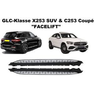 Running boards | Mercedes-Benz | GLC-klasse X253 / GLC-klasse Coupé C253 2019-2022 | facelift | OEM-Look | Treeplanken | 01