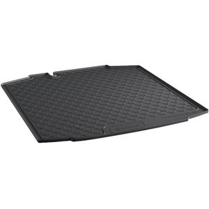 Rubber kofferbakmat | Seat / Skoda | Rapid 13-17 5d hat. / Toledo 13- 5d hat. | lage laadvloer | zwart | Gledring