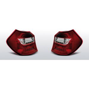 Achterlichten BMW 1-Serie E81 2007-2011 | LED-BAR | rood / wit