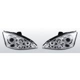 Koplampen Angel Eyes | Ford Focus 1998-2001 | chroom