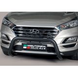 Pushbar | Hyundai | Tucson 18- 5d suv. | zwart Super Bar RVS CE-keur