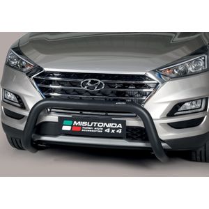 Pushbar | Hyundai | Tucson 18- 5d suv. | zwart Super Bar RVS CE-keur