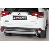 Rear Bar | Mitsubishi | Outlander 15- 5d suv. | rvs zilver Rear Bar RVS